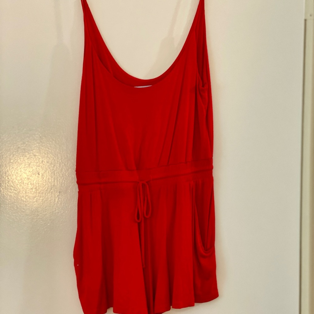 Love Lucy Love Red Romper